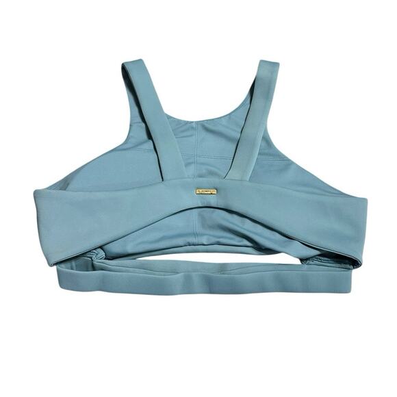 Cleo Harper Coco Bralet Sports Bra Green Blue Women’s Size Large - Picture 2 of 6